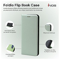 Θήκη Flip Book inos Samsung A165 Galaxy A16/ A166B Galaxy A16 5G Foldio Ροζ