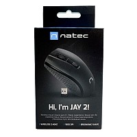 Ασύρματο Ποντίκι Natec Jay 2 NMY-1799 Μαύρο