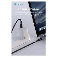   USB 2.0 Devia EC317 USB C  USB C PD 100W 1.5m Smart 