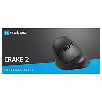 Ασύρματο Ποντίκι Natec Vertical Crake 2 NMY-2048 Μαύρο