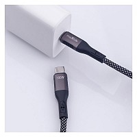   USB 2.0 Maxlife MXUC-11 Magnetic Nylon USB C  USB C 100W 1m 