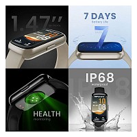 Smartwatch HiFuture EVO2 Smart Band Activity Tracker 1.47 Ροζ-Χρυσό