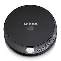 Φορητό CD player, σε μαύρο χρώμα LENCO CD-010