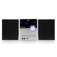 Mini Hi-Fi με CD player, DAB+ FM ράδιο, σύνδεση Bluetooth και αναπαραγωγή από USB stick, 20W LENCO MC-150