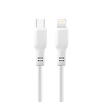 MAXLIFE TYPE C TO LIGHTNING MFI DATA CABLE 27W 1m white