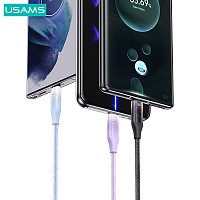 USAMS καλώδιο USB-C σε USB US-SJ636, 66W, 1.2m, μπλε SJ636USB03