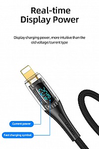 USAMS  Lightning  USB-C US-SJ588, 20W, 480Mbps, 1.2m,  SJ588USB01