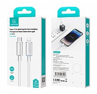 USAMS  Lightning  USB-C US-SJ659, 30W, 480Mbps, 1.2m,  SJ659USB02