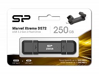 SILICON POWER  SSD Marvel Xtreme DS72, USB-C/USB 3.2, 250GB,  SP250GBUC3S72VPK