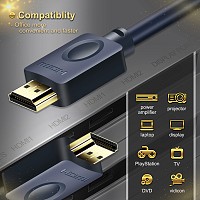 CABLETIME  HDMI AV540-HE2G  Ethernet, 4K/60Hz, 18 Gbps, 1m,  AV540-HE2G-DB1