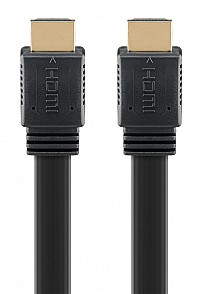 GOOBAY  HDMI 2.0 61278, Ethernet flat 4K/60Hz 18 Gbps 1.5m,  61278