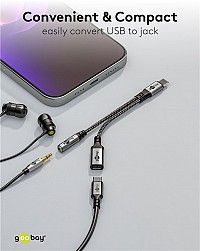 GOOBAY  USB-C  3.5mm & USB-C 74524, 60W, 480Mbps,  74524