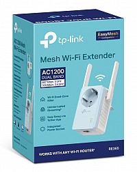 TP-LINK WiFi range extender RE365  Passthrough, AC1200 1200Mbps, Ver. 3.0 RE365-3