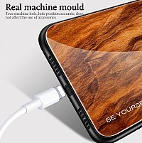 Bodycell Back Cover Wood Temp.Glass For iPhone 11 Pro