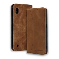 Bodycell Book Case Pu Leather Samsung A10/M10 Brown