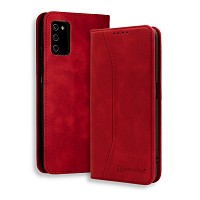 Bodycell Book Case Pu Leather Samsung A02s Red