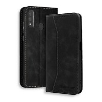 Bodycell Book Case Pu Leather Huawei P Smart 2020 Black