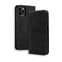 Bodycell Book Case Pu Leather iPhone 12/12 Pro Black