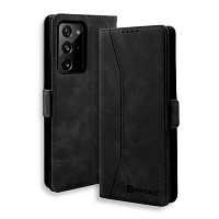 Bodycell Book Case Pu Leather Samsung Note 20 Ultra Black