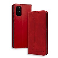 Bodycell Book Case Pu Leather Samsung S20 Plus Red