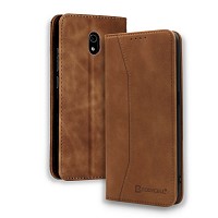 Bodycell Book Case Pu Leather Xiaomi Redmi 8A Brown