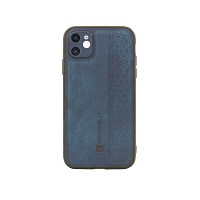 Bodycell Pattern Leather Backcover iPhone 11  Blue