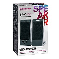 DEFENDER SPK-170 SPEAKERS 2.0 4W black