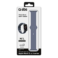 SBS BAND FOR APPLE WATCH 4 / 5 / 6 / 7 / SE (44 MM) M blue