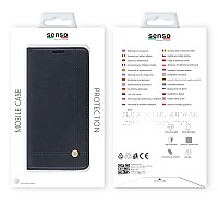 SENSO CLASSIC STAND BOOK SAMSUNG A8s black