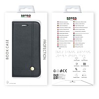 SENSO CLASSIC STAND BOOK IPHONE XR black