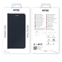 SENSO FEEL STAND BOOK SAMSUNG J6 PLUS 2018 black