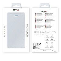 SENSO LEATHER STAND BOOK SAMSUNG J5 2017 white