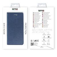 SENSO LEATHER STAND BOOK SAMSUNG A3 2017 blue