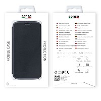 SENSO OVAL STAND BOOK SAMSUNG A02s / A03s black
