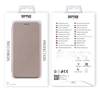 SENSO OVAL STAND BOOK SAMSUNG S21 PLUS gold