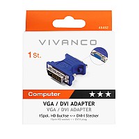 VIVANCO ADAPTER DVI PLUG TO VGA SOCKET