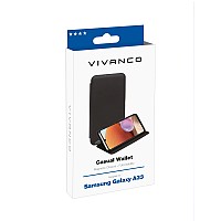 VIVANCO CASUAL WALLET BOOK CASE SAMSUNG A33 5G black