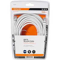 VIVANCO CAT6 UTP NETWORK ETHERNET CABLE RJ45 10m white