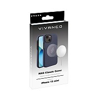 VIVANCO MAG CLASSIC COVER IPHONE 13 MINI blue backcover