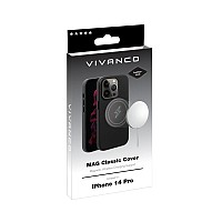 VIVANCO MAG CLASSIC COVER IPHONE 14 PRO black backcover