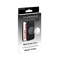 VIVANCO MAG CLASSIC COVER IPHONE 14 PLUS black backcover