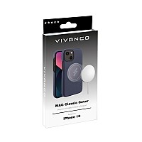 VIVANCO MAG CLASSIC COVER IPHONE 13 blue backcover