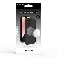 VIVANCO MAG HYPE COVER IPHONE 16 black backcover