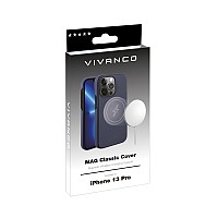 VIVANCO MAG CLASSIC COVER IPHONE 13 PRO blue backcover