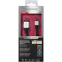 VIVANCO MINI HIGH SPEED HDMI CABLE HDMI to HDMI ETHERNET 1.2m