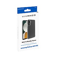 VIVANCO SAFE & STEADY CASE SAMSUNG A34 5G transparent backcover