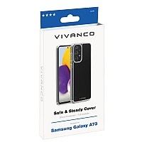 VIVANCO SAFE & STEADY CASE SAMSUNG A73 transparent backcover