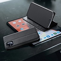 APPLE iPhone 13 Pro Max - ΘΗΚΗ BOOK STYLE LEATHER ΜΑΓΝΗΤΙΚΗ ΜΑΥΡΗ