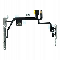 APPLE iPhone 8 / SE (2020) - Power + Volume Button Flex Cable + Metal Bracket Original