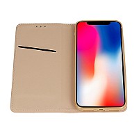 APPLE iPhone XS Max - ΘΗΚΗ BOOK STYLE SMART ΜΑΓΝΗΤΙΚΗ ΧΡΥΣΗ